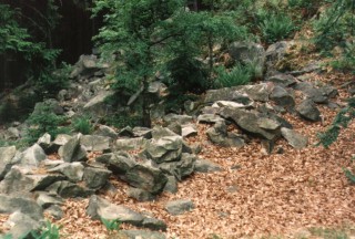 Fabiánova zahrada - val uvnitř areálu Fabiánova zahrada - val uvnitř areálu